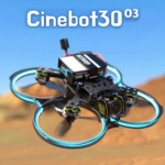 GEPRC-Cinebot30 Sistema de Drone, HD, O3, FPV, 6S, 2450KV, VTX O3, Unidade Aérea, 4K, 60Fps Vídeo, 155 Grande angular, RC Quadcopter, Freestyle Drone